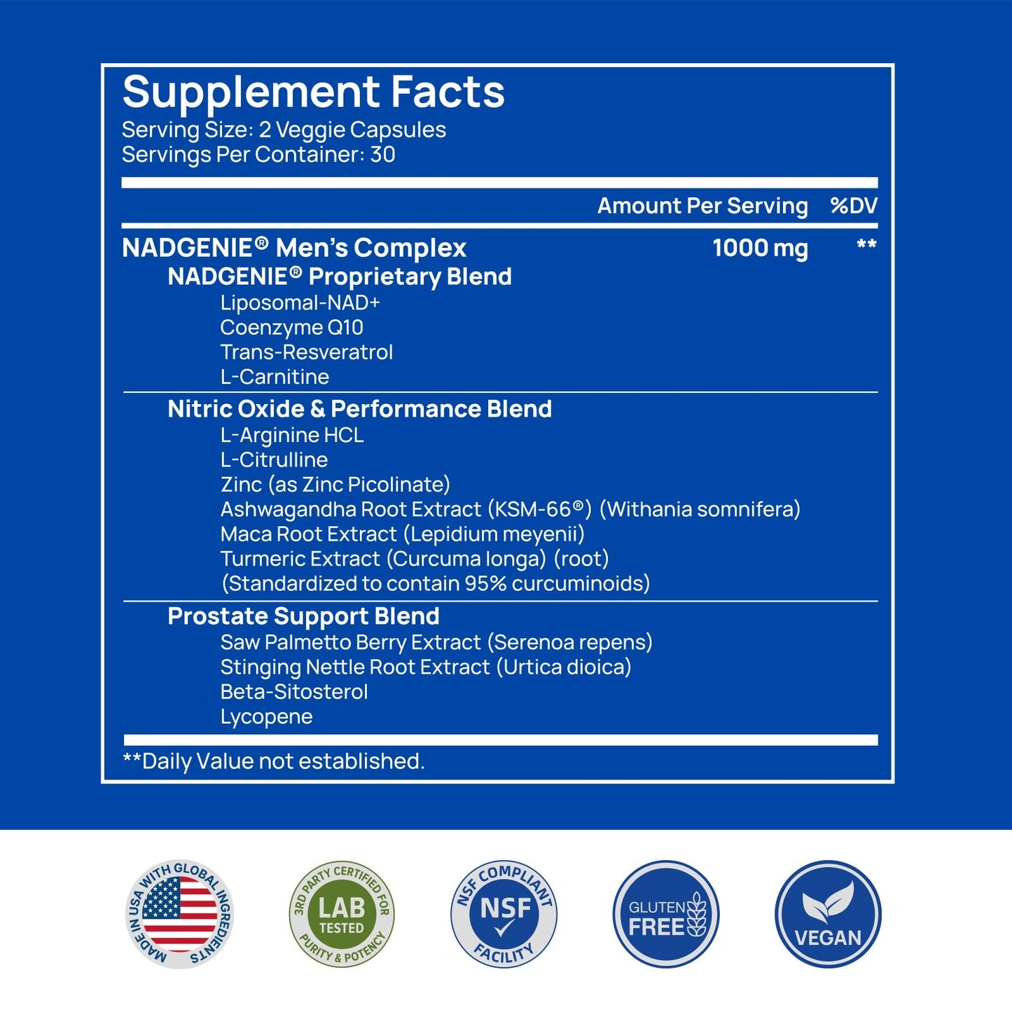 Lumara® NAD+ Supplement for Men
