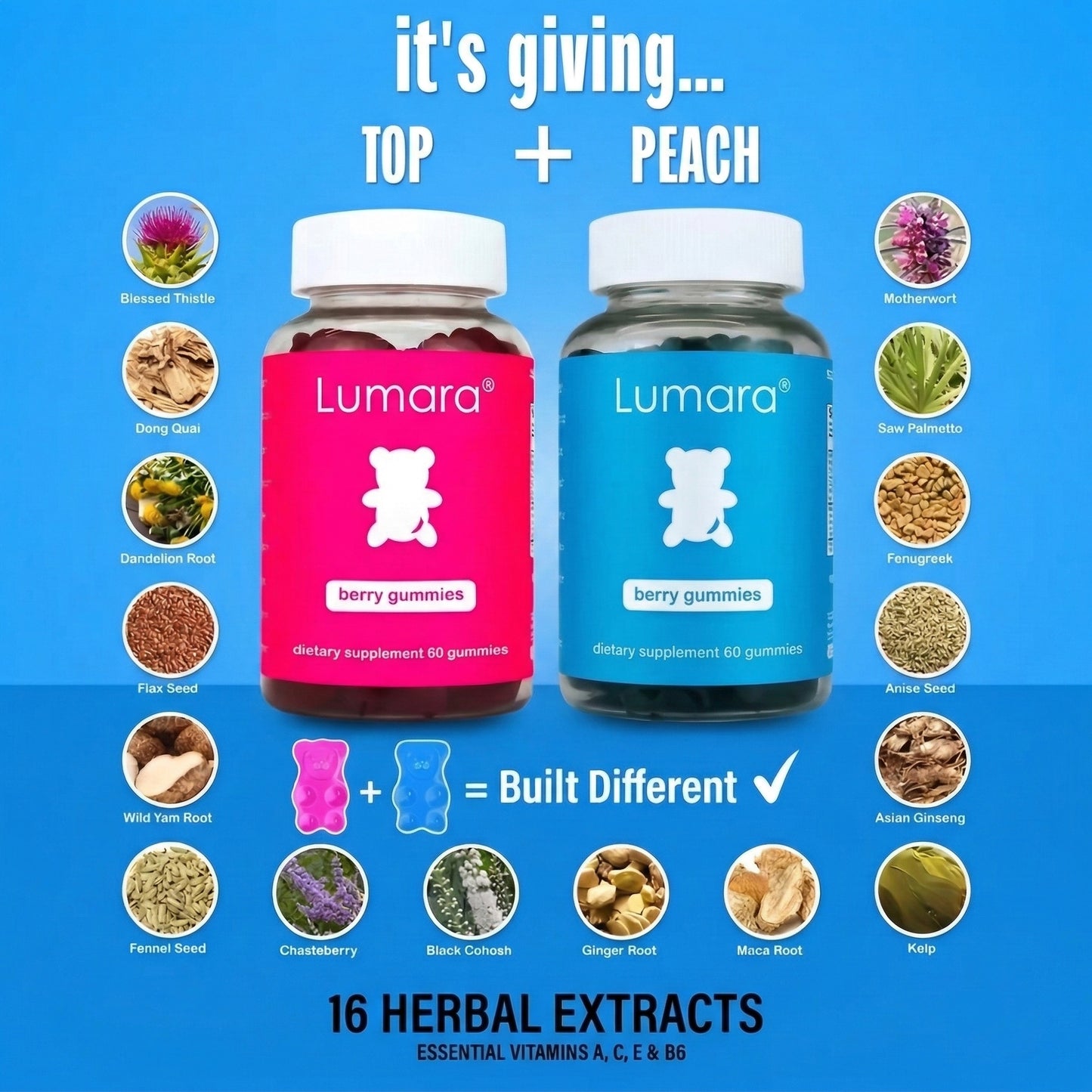 Lumara® - Top & Peach Support Combo